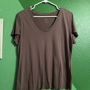 a new day Women's Tan Short Sleeve Tee